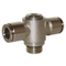 Push in fitting nickel plated brass male swiveling tee BSPP(G) and metric